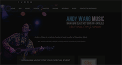 Desktop Screenshot of andywangmusic.com