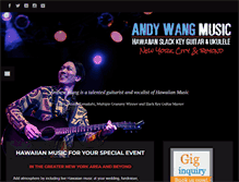 Tablet Screenshot of andywangmusic.com